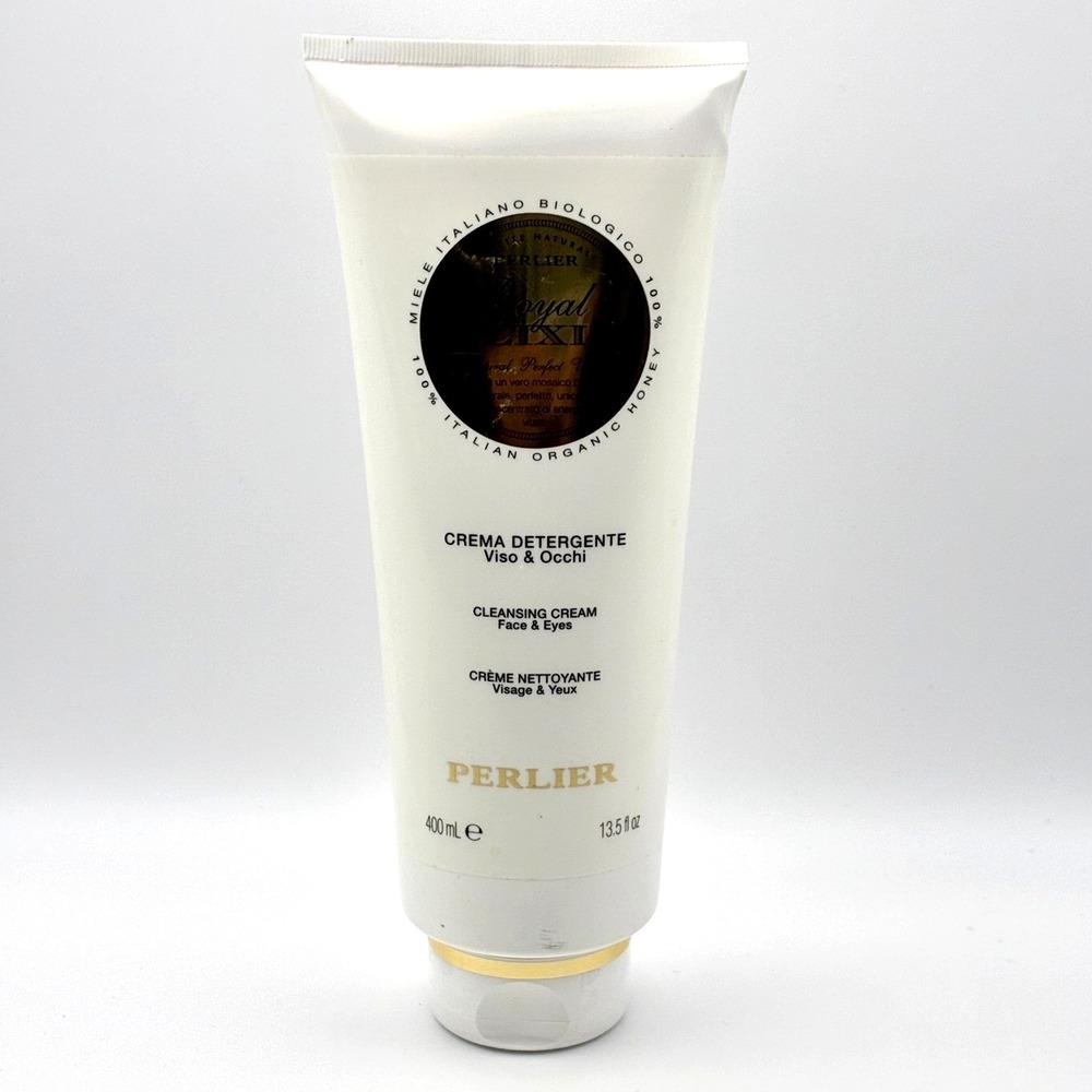 Perlier Royal Elixir Cleansing Cream for Face and Eyes Jumbo 13.5 oz New Sealed